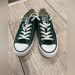 Converse Dark Green Sneakers with White Accents
